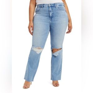 Good American INDIG0129Women's Good Classic RawHem Ripped*